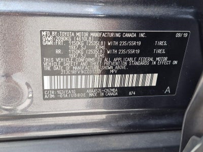 2019 Toyota RAV4 XLE Premium FWD (Natl)