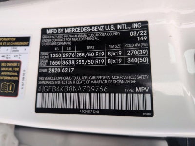 2022 Mercedes-Benz GLE GLE 350 4MATIC® SUV