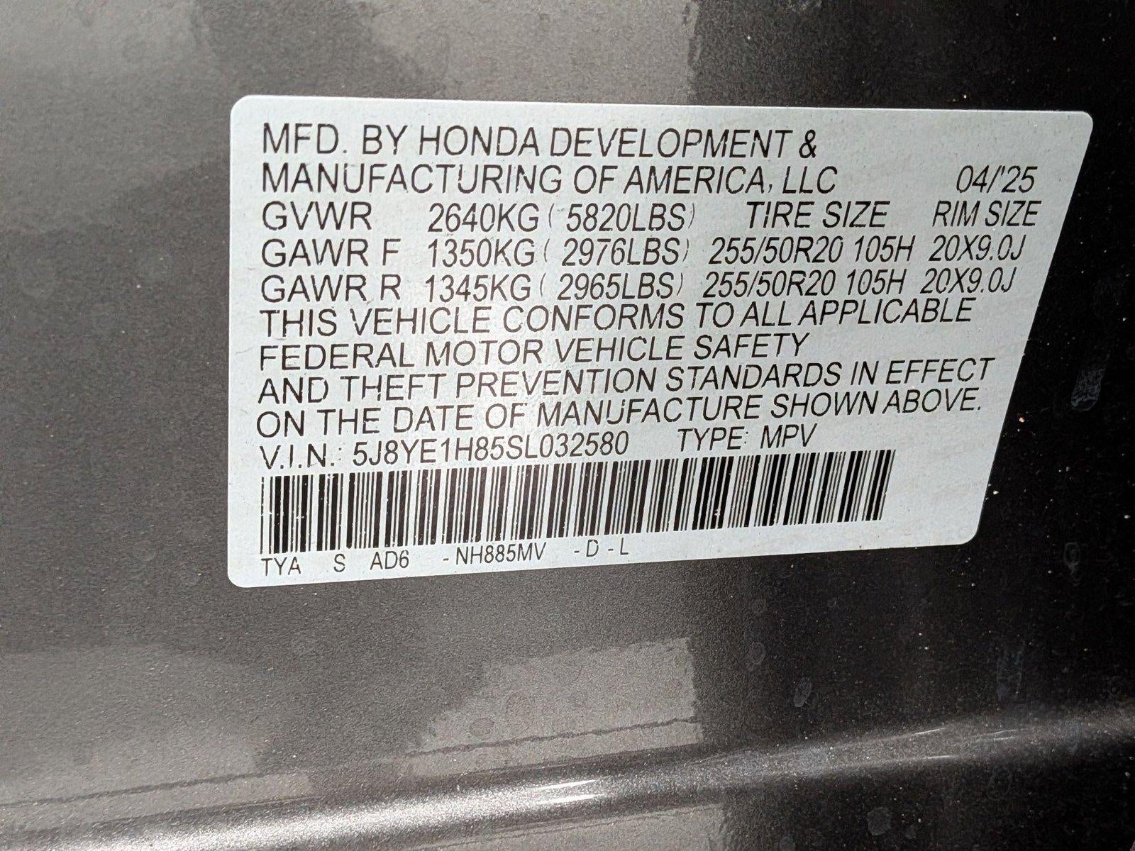 2025 Acura MDX SH-AWD w/Advance Package