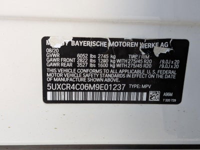 2021 BMW X5 sDrive40i Sports Activity Vehicle