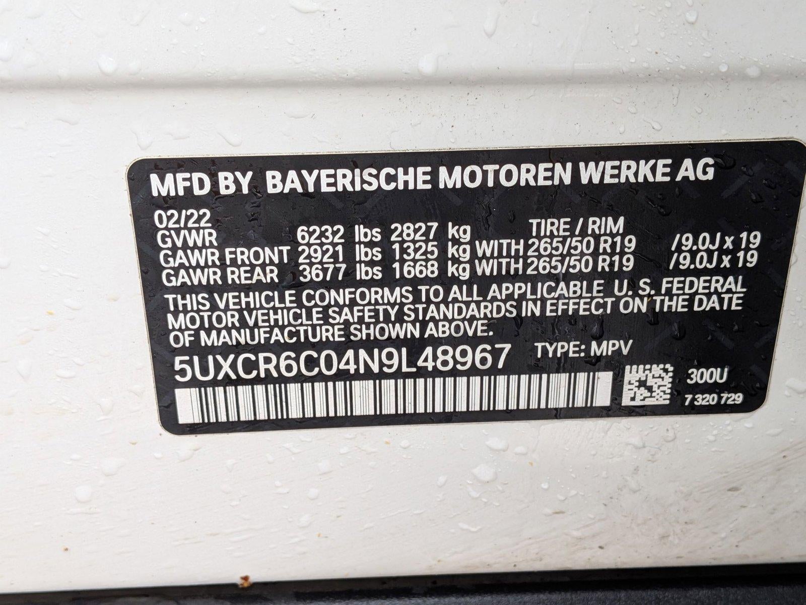 2022 BMW X5 xDrive40i Sports Activity Vehicle