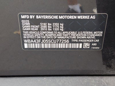 2025 BMW 530i Sedan