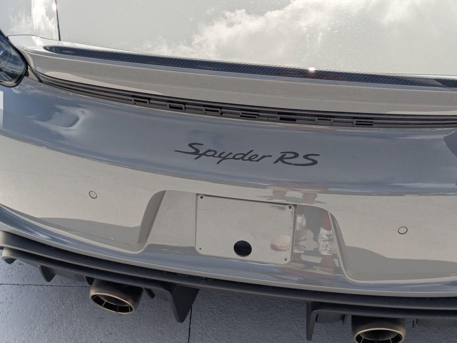 2025 Porsche 718 Spyder RS Roadster